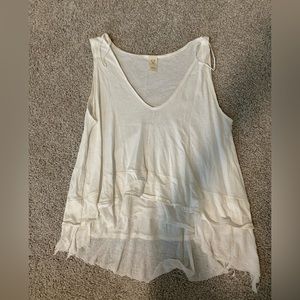Free People White Tank Size S